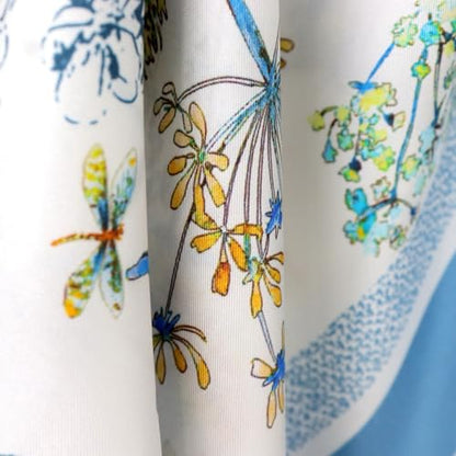100% Pure Mulberry Silk Scarf 35" Large Square Lightweight Headscarf –Women’s Hair Wraps-With Gift Packed