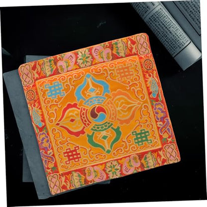NUOBESTY Buddha Table Cloth Buddhist Embroidery Handmade Brocade for Zen Book Wrapping Temple Supply