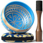 Silent Mind Tibetan Singing Bowl Set – Easy to Play & Beginner Friendly Meditation Bowl with Cushion & Mallet | Stress Relief & Mindfulness | Gift-Ready - color: Blue, size: Without Case