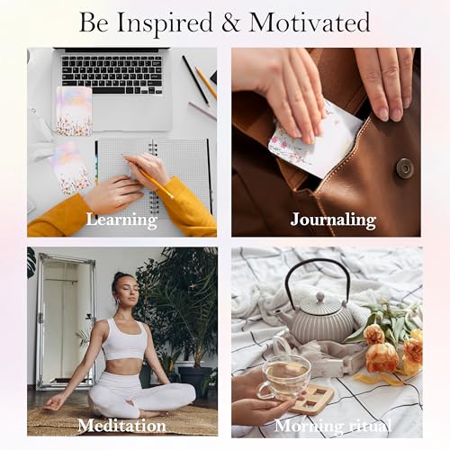 Crisky Positive Affirmation Cards for Women, 50 Pack Daily Affirmations, Encouragement Motivation Cards with Edgy Positive Quotes, Inspirational Gifts for Women, best friends, Girls