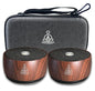 Sound Frequency Machine,Auto Tibetan Singing Bowl, Meditation Generator Instrument - Solfeggio Bath for Yoga, Mindfulness, Vibration System of Chakra Balancing, 5 Tones, 3 Timers - color: Wooden