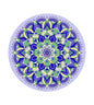 nuveti Large Meditation Mat Non Slip Round Yoga Mat Natural Rubber with Sueded Surface Exercise Mat Perfect for Meditating, Stretching, Yoga（140CM X 3.5MM Thick)