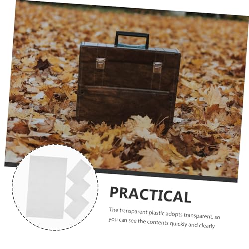 PRETYZOOM 4pcs Large Storage Bags Foldable Organizer for Clothes Blankets and Luggage Pe Pouch for Efficient Storage