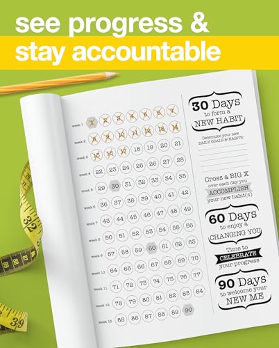Hello New Me: A Daily Food and Exercise Journal to Help You Become the Best Version of Yourself, (90 Days Meal and Activity Tracker)
