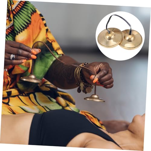Yoga Meditation Cymbal Bell Chic Brass Instrument Perfect for Meditation Chime Sounds