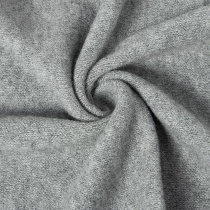 RIIQIICHY Shawl Wrap Women Pashmina Triangle Cape Knit Sweater Scarf for Fall Winter Fashion Accessory - color: Light Grey