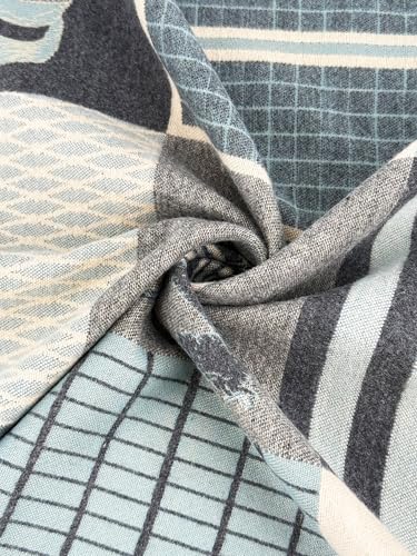 Women's Reversible Pashmina Shawl Wrap for Women Big Scarf Holiday Gifts - color: Bottle Green