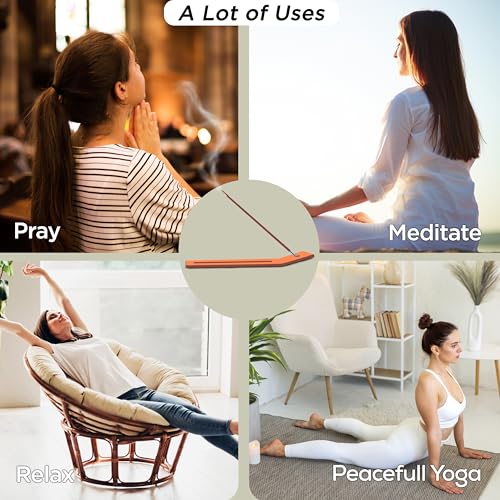 Raajsee Incense Sticks Assorted Pack (180 gm), 100% Pure Organic Natural Hand Rolled Free from Chemicals - Perfect for Aromatherapy, Cleansing, Meditation, and Church (12 Pack)