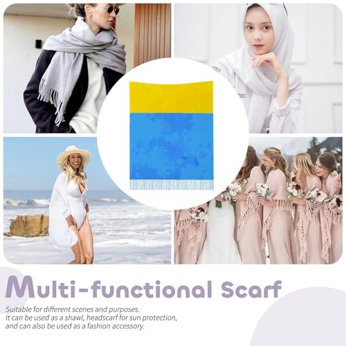 Big Oversized Long Scarves Pashmina Shawl Wrap Women gifts - color: Picture (660)