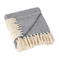 DII Rustic Farmhouse Cotton Chevron Blanket Throw with Fringe for Chair, Couch, Picnic, Camping, Beach, & Everyday Use, 50 x 60 - Urban Chevron French Blue - color: French Blue, size: 50x60"