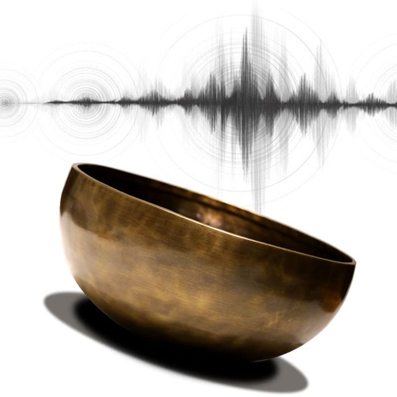 Singing Bowl Large Set Himalayan 7 Metal Singing Bowl for Prayer Healing Sound Gift，One Color 28cm - size: 28cm