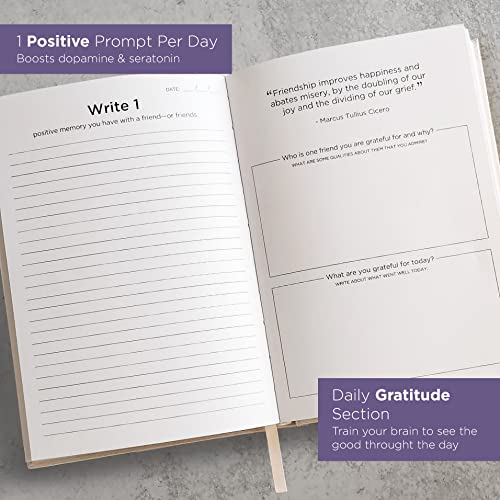 Mindologie Gratitude Journal - Increase Happiness & Success with the Ultimate Gratitude Journal - Scientifically Proven - Apply Positive Psychology Principles in your daily life