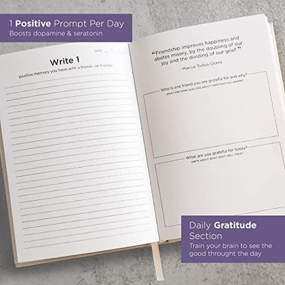 Mindologie Gratitude Journal - Increase Happiness & Success with the Ultimate Gratitude Journal - Scientifically Proven - Apply Positive Psychology Principles in your daily life
