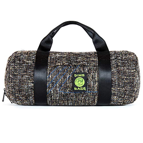 Dime Bags Padded Duffle Tube, Hemp Gear Bag with Heavy Padding for Glass, Electronics, Travel & Storage, With Exterior/Interior Pockets & Durable Handles (Concrete,15 Inch) - color: Concrete, size: 15 Inch