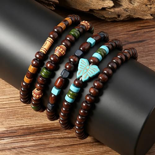 Gothic Bracelet Adjustable Punk Braided Leather Multilayer Grunge Set Bracelets Emo Metal Cuff Wrap Bangles Meaningful Gift - color: J-BZ-40