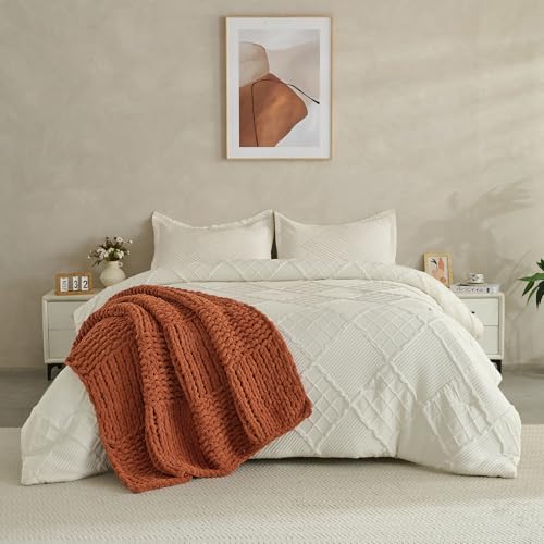 Soft Knitted Throw Blanket - 50x60 Inch Cozy & Lightweight All-Season Blanket, Wrinkle-Resistant Polyester for Couch, Bed, Sofa, Reading Nook (Orange) - color: Orange