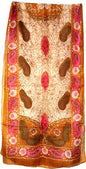 Large Silk Scarf Wrap Yoga Meditation 100% Soft Paisley Printed Boho nyc Bohemian Yoga Long Scarf Indian Ethnic Lightweight for Women 4855