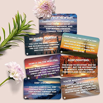 Briston Kudos Overcome Encouragement Cards – 70 Inspirational Quote Cards for Employees, Students, Teachers, Friends, Motivation Notes for Appreciation, Gratitude, Positive Affirmation, Mental Health Support