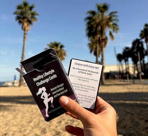 Affirmation Cards for Self-Love | New Year Glow-Up Challenge Cards | 50-Day Motivation & Self-Care Tasks for Women | 2026 Wellness Resolution Gift | Daily Fitness, Confidence & Mindset Boosters