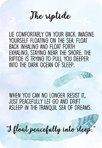 Sleep Tight Cards – 45 Meditation and Mindfulness Cards - Calm Down and Relax & Relief Stress and Anxiety - Self Care, Therapy & Counseling Tool