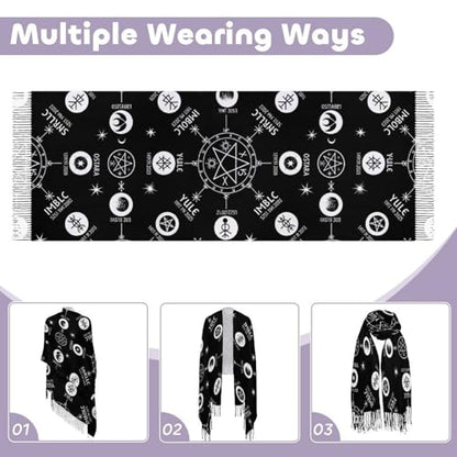 Big Oversized Long Scarves Pashmina Shawl Wrap Women gifts - color: Picture (648)
