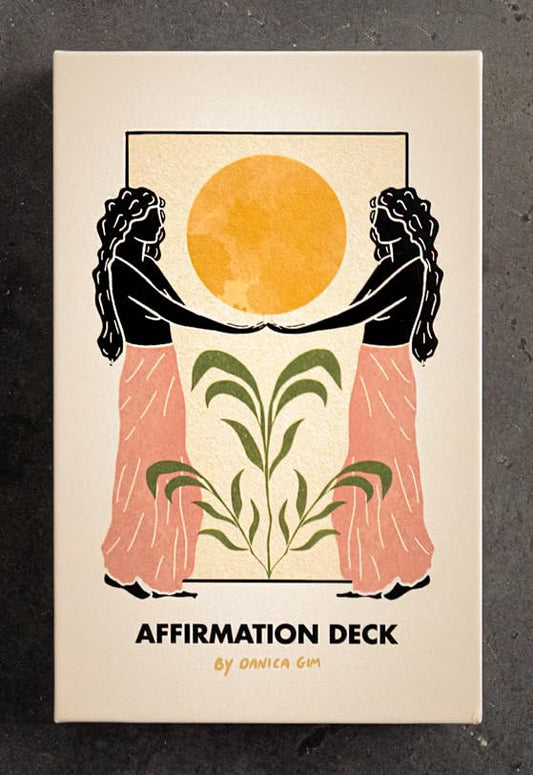 THOUGHT CATALOG Affirmation Deck by Danica GIM, 44 Beautifully Illustrated Cards for Healing and Reflection, Daily Meditation Deck