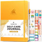Clever Fox Self-Care Journal – Wellness & Daily Reflection Notebook – Mental Health & Personal Development Journal – Self-Care, Meditation & Mood Journal for Women & Men – Large (Amber Yellow) - color: Amber Yellow, size: Smaller Than A4 (7x10'')