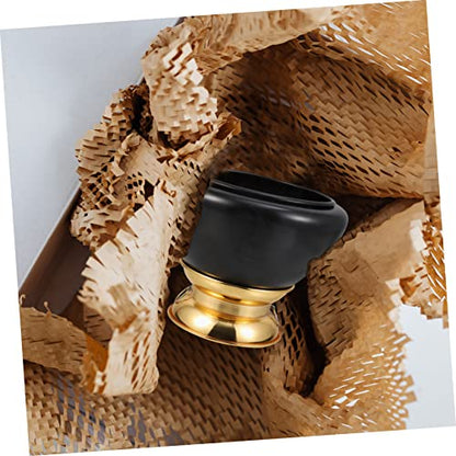 1pc Tibetan Singing Bowl Meditation Bowl for and Mindfulness Unique Black Copper Sound Wear-resistant Design for Home Decor and Relaxation