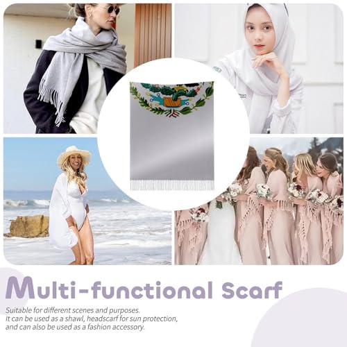Big Oversized Long Scarves Pashmina Shawl Wrap Women gifts - color: Picture (642)