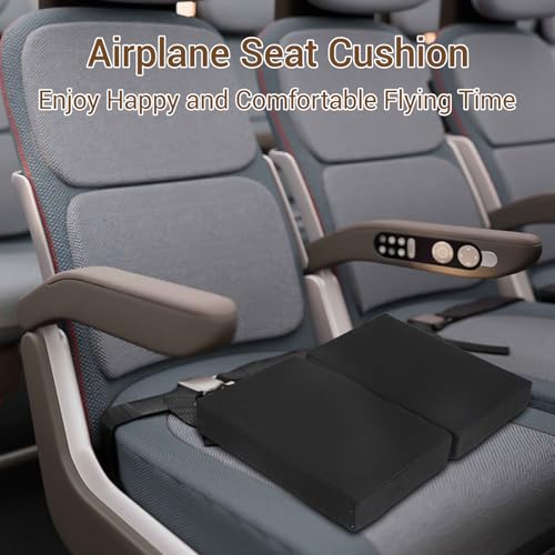 Foldable Stadium Seat Cushions 2 Pack, Bleacher Cushions with Carry Handle, 16.8 * 13.2 * 2 inches for Travel and Outdoor Use (Black)