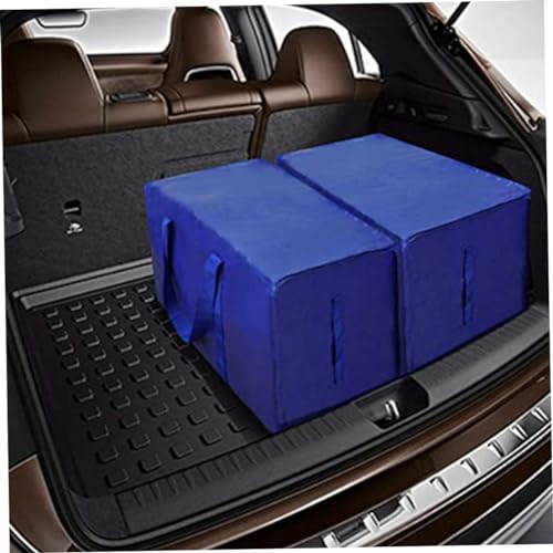 Gatuida Clothes Storage Bag Large Capacity Waterproof Oxford Cloth Zipper Handles Travel Home Sports Bag
