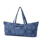 Boulder Bee | Yoga Mat Bag | Large Yoga Mat Carrier with Wet Pocket | Yoga Gifts | Gym Tote Bag for Women - color: Tote-Blue
