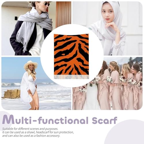 Ladies Warm Autumn Scarf Pashmina Wraps Shawl Winter Cozy - color: Picture (378)