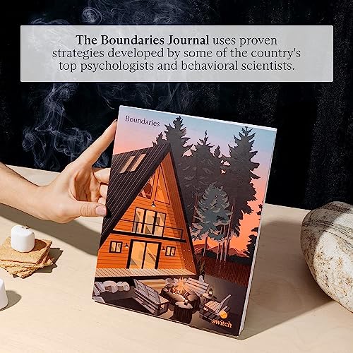 Switch Research Boundaries Journal - Psychologist Recommended Journal - Science Backed Self Care Journal - Charming Design for Women