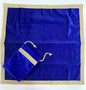 SMMS Spiritual Velvet Table Cloth Altar Tarot Spread (Blue, Medium- 61cm*61cm/ 24inch*24inch) - color: Blue, size: Medium- 61cm*61cm/ 24inch*24inch