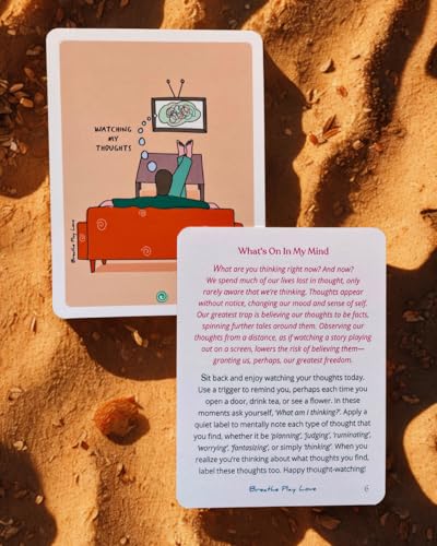 33 Mindfulness Cards & Mindfulness Tools | Best Mental Health Gifts for Women & Men | Mental Health Stocking Stuffers | Self Care for Anxiety and Stress Relief