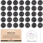 AD Beads 8mm Natural Round Loose Beads 110 Pieces, for Making 108 Mala Prayer Beads Necklace, Bracelet & Yoga Meditation, Jewelry Design (Black Lave) - color: Black Lave, size: 8mm-110pcs