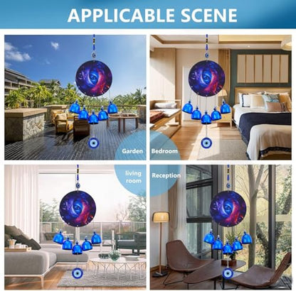 Unique Wind Chimes for Outdoor Garden Home Hanging Decoration (Eye-CY9)