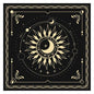 BOXOB Altar Cloth, 18.31x18.31in Delicate Square Sun Moon Alter Cloths Witchcraft Spiritual Tarot Mat Tablecloth Divination Tools and Accessories Perfect Divination Ritual Supplies