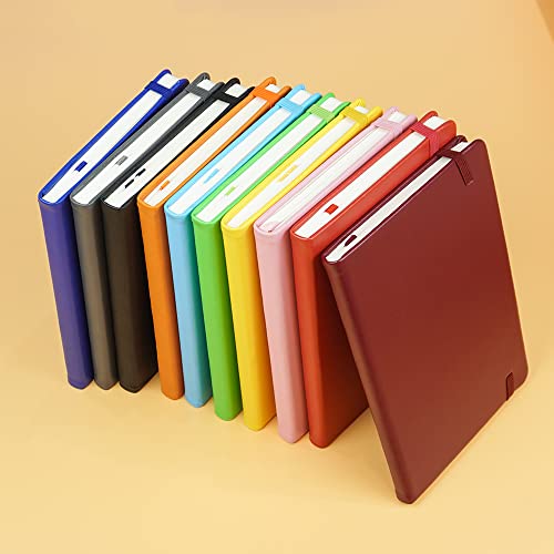 JOYEUX Blank Journal Notebook, A5, 160 Pages 100 Gsm Thick Sketch Books Hardcover Journal for Writing, 5.7 inches x 8 inches Notebooks for Work (Black) - color: Black