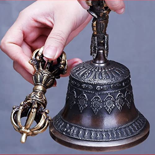 Hand Bell, Buddhist Meditation Bell And Dorje Set