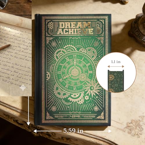 Blank Journal Notebook with Sprayed Edges - 288 Pages,100gsm Thick Paper, Unlined Vintage Journal for Men Women, A5 Hardcover Plain Sketchbook for Drawing, Writing, Dream Journal & Art Gift