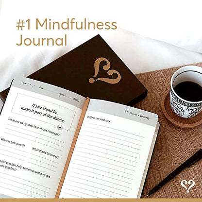 Vertellis Chapters : Undated Journal for Gratitude, Reflection & Self Care | Gratitude Journal, Self-Care Journal & Daily Journal with Quotes and Prompts. 100+ pages. Vegan Leather Hardcover