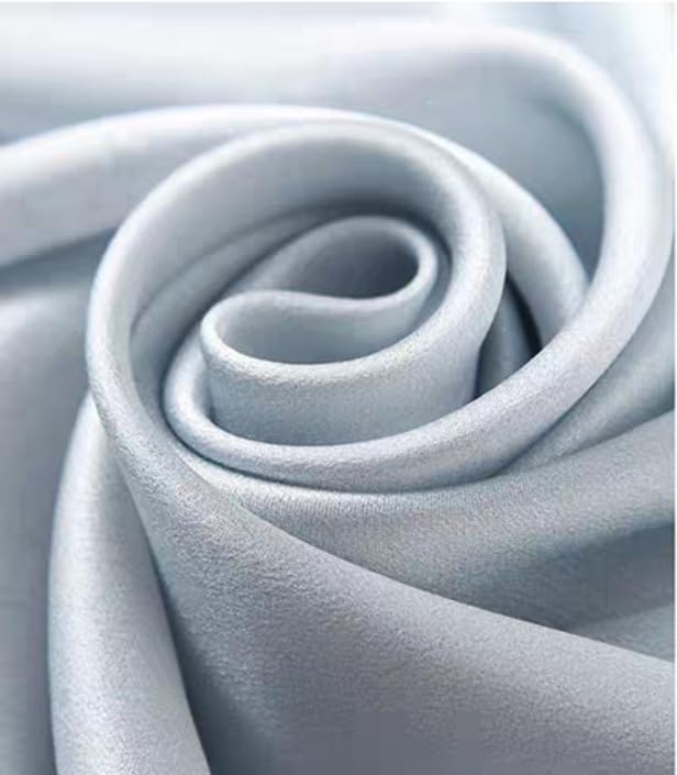 100% Mulberry Silk Long Scarf for Women Large Shawls for Headscarf and Neck- Oblong Hair Wraps with Gift Packed - color: Blue&white Plum Flowers