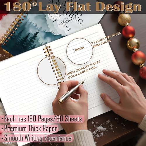 Forest Inspirational Notebook, Motivational Quote Journaling Notebook, Positive Journal for Women Men, You Can Do Anything But Not Everything Spiral Notebooks 5.5x8.3 Inch - color: Notebook-18