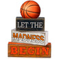 Yuntau 4 Pcs Basketball Table Decorations 2026 Sport Tiered Tray Decor Ball Wooden Sign Blocks Basketball Room Decor Farmhouse Centerpieces for Home Shelf Locker Bedroom Senior Night Party Gifts - style: Basketball