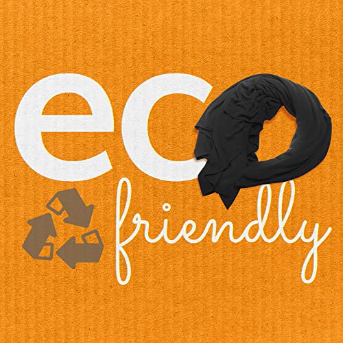 Travel Shawl Wraps for Women - 68x35in Wrap. Lightweight Pashmina, Airplane Travel Blanket Scarf. Made In USA - color: Classic Jersey - Jet Black