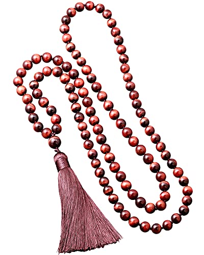 108 Mala Beads 8mm Wrap Bracelet Necklace for Women Men Healing Gemstone Prayer Charm For Yoga Meditation Jewelry