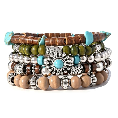 Gothic Bracelet Adjustable Punk Braided Leather Multilayer Grunge Set Bracelets Emo Metal Cuff Wrap Bangles Meaningful Gift - color: J-BZ-58