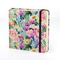 Mifuner Small Square 5x5 80gsm Mini Notebooks Blank Pages Sketchbooks Travel Journal Pocket Hardcover Paint Writing Notebook Blank Diary Memo Planner Sketchbook Fabric Cover, Cactus Flower - color: Cloth-Cactus Flower